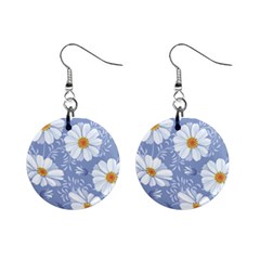 Chamomile Flower Mini Button Earrings by goljakoff