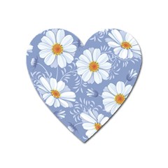 Chamomile Flower Heart Magnet by goljakoff