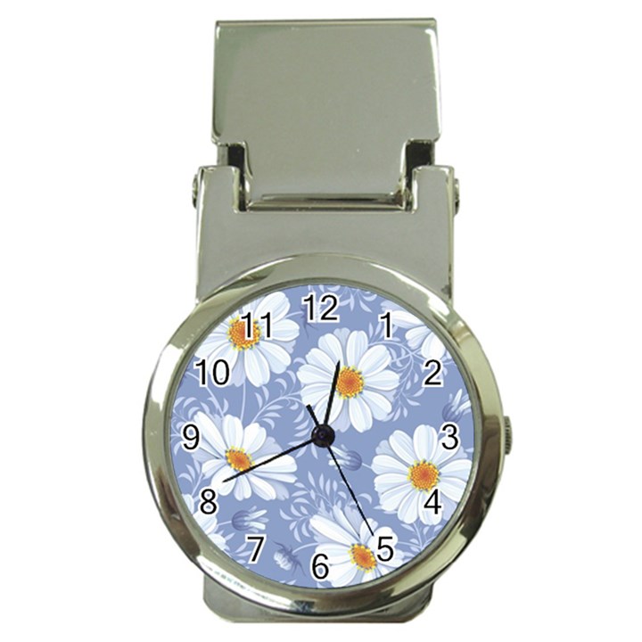 Chamomile flower Money Clip Watches