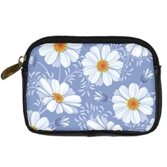 Chamomile Flower Digital Camera Leather Case by goljakoff