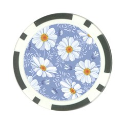 Chamomile Flower Poker Chip Card Guard (10 Pack) by goljakoff