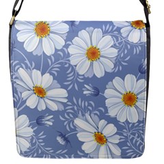 Chamomile Flower Flap Closure Messenger Bag (s) by goljakoff