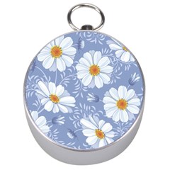 Chamomile Flower Silver Compasses by goljakoff