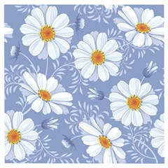 Chamomile Flower Wooden Puzzle Square by goljakoff