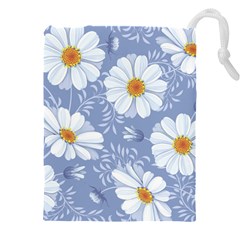 Chamomile Flower Drawstring Pouch (5xl) by goljakoff