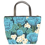 Blue roses Bucket Bag Back