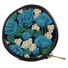 Blue Roses Mini Makeup Bag by goljakoff