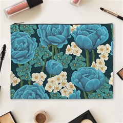 Blue roses Cosmetic Bag (XL)