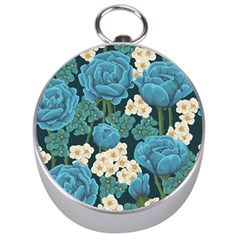 Blue roses Silver Compasses