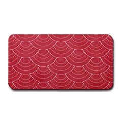 Red Sashiko Medium Bar Mats by goljakoff