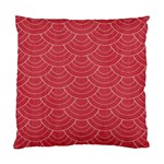 Red sashiko Standard Cushion Case (One Side) Front