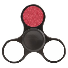 Red Sashiko Finger Spinner by goljakoff