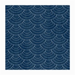 Blue Sashiko Medium Glasses Cloth by goljakoff