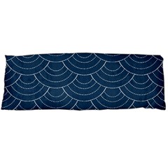 Blue Sashiko Body Pillow Case (dakimakura) by goljakoff