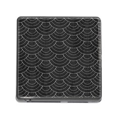 Black Sashiko Ornament Memory Card Reader (square 5 Slot) by goljakoff