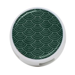 Green Sashiko 4-port Usb Hub (two Sides) by goljakoff