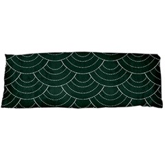 Green Sashiko Body Pillow Case (dakimakura) by goljakoff