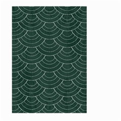 Green Sashiko Large Garden Flag (two Sides) by goljakoff