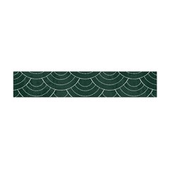 Green Sashiko Flano Scarf (mini) by goljakoff