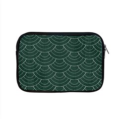 Green Sashiko Apple Macbook Pro 15  Zipper Case by goljakoff