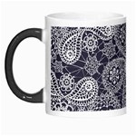 White flower mandala Morph Mugs Left