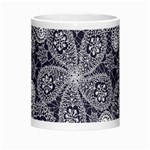 White flower mandala Morph Mugs Center