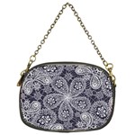 White flower mandala Chain Purse (Two Sides) Back