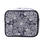 White flower mandala Mini Toiletries Bag (One Side) Front