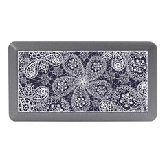 White flower mandala Memory Card Reader (Mini)