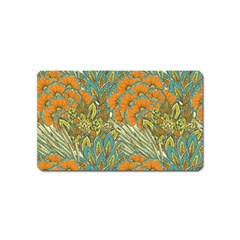 Orange Flowers Magnet (name Card) by goljakoff