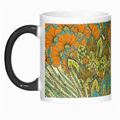 Orange Flowers Morph Mugs by goljakoff