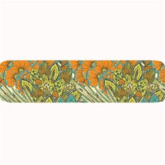 Orange Flowers Large Bar Mats by goljakoff