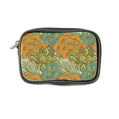 Orange Flowers Coin Purse by goljakoff