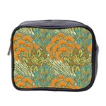 Orange flowers Mini Toiletries Bag (Two Sides) Front