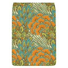 Orange Flowers Removable Flap Cover (s) by goljakoff