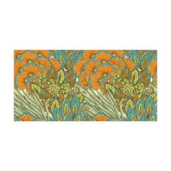 Orange Flowers Yoga Headband by goljakoff