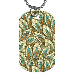 Field Leaves Dog Tag (two Sides) by goljakoff