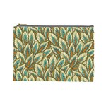 Field leaves Cosmetic Bag (Large) Front