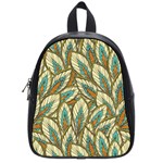 Field leaves School Bag (Small) Front