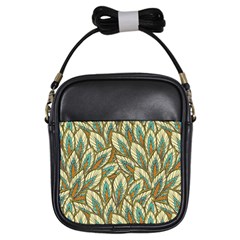 Field Leaves Girls Sling Bag by goljakoff