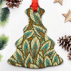 Field Leaves Christmas Tree Ornament (two Sides) by goljakoff