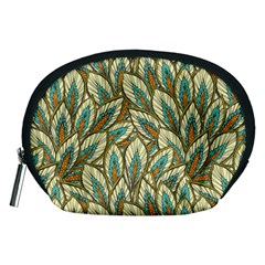 Field Leaves Accessory Pouch (medium) by goljakoff