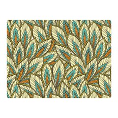 Field Leaves Double Sided Flano Blanket (mini)  by goljakoff