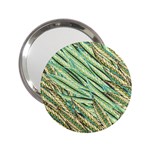 Green leaves 2.25  Handbag Mirrors Front