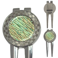 Green Leaves 3-in-1 Golf Divots by goljakoff