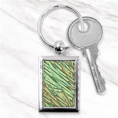 Green Leaves Key Chain (rectangle) by goljakoff