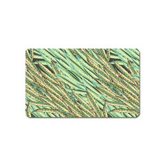 Green Leaves Magnet (name Card) by goljakoff