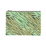 Green leaves Cosmetic Bag (Large) Front