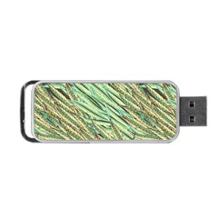 Green Leaves Portable Usb Flash (two Sides) by goljakoff