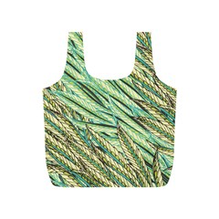 Green Leaves Full Print Recycle Bag (s) by goljakoff